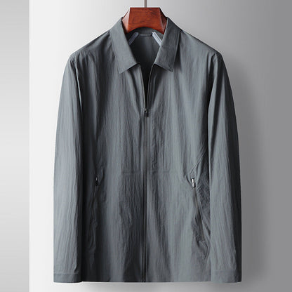 Men's Jacket Spring And Summer Lapel Seamless