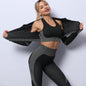 3 Piece Yoga Outfit Gym Leggings Sports Bra Tracksuit