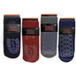 4 Pairs Mens Thermal Slipper Socks Non Slip Grips Thick Fleece Lined Winter Socks Cozy House Socks Perfect Gift by Sock Stack