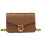 Pure color versatile fashion frosted shoulder bag