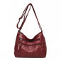 New Trendy Soft Leather Multilayer Messenger Bag