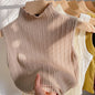 Women's Korean-style Half Turtleneck Knitted Inner Match Vest