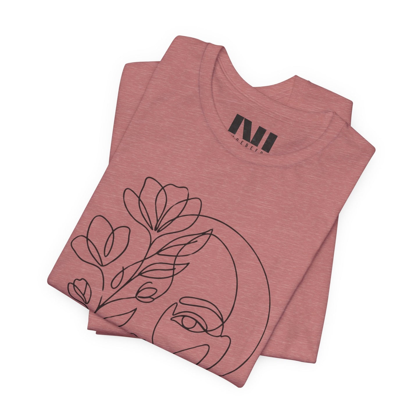 Floral Face T-Shirt