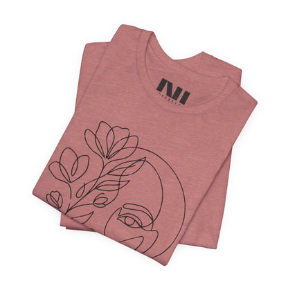 Floral Face T-Shirt