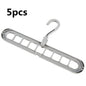 9-hole Clothes Hanger Organizer Space Saving Hanger Multi-function Folding Magic Hangers Drying Racks Scarf Clothes Storage
