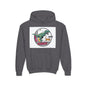 T-Rex Chase Dino Rumble Youth Hoodie | Dinosaur Graphic Sweatshirt