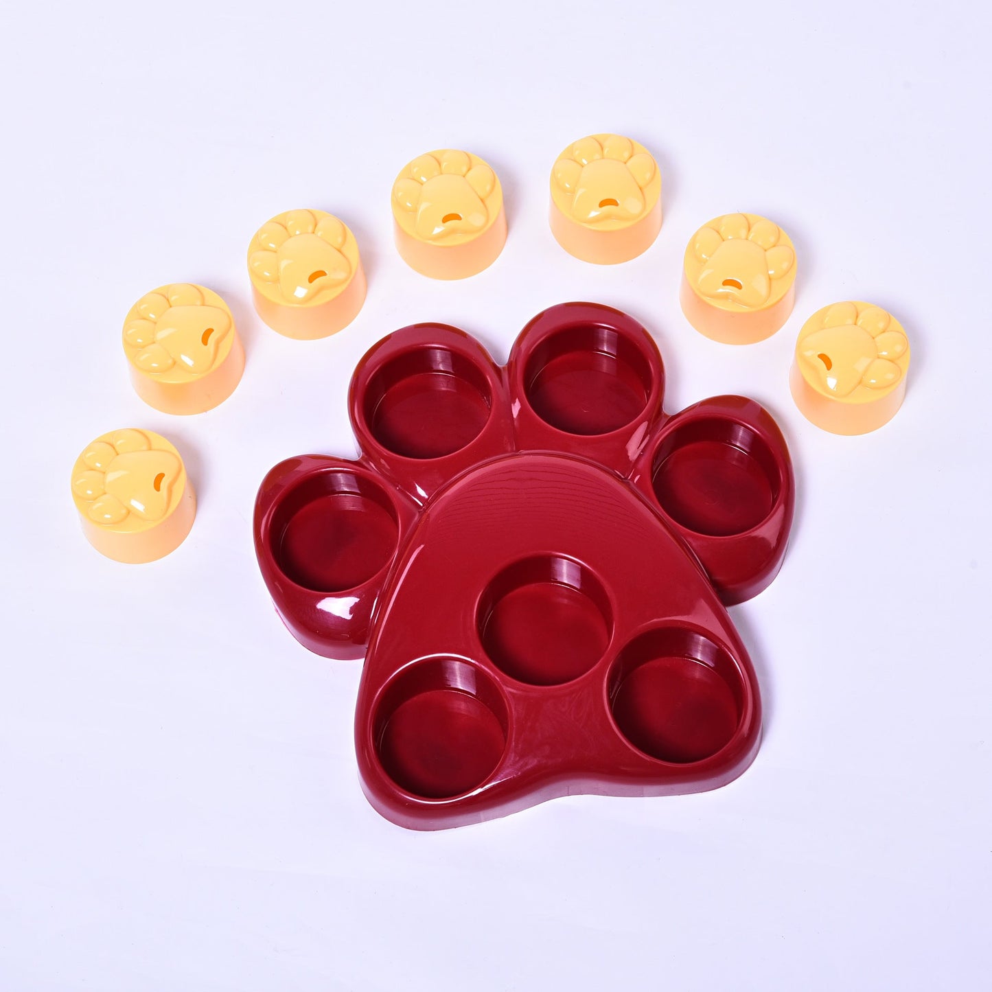 Large Footprint Dog Educational Toy Pet Treasure Hunting Slow Food Box