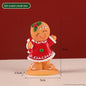 New Christmas Gingerbread Man Decoration Creative Cartoon Gingerbread Man Christmas Atmosphere Layout Decorative Small Ornaments