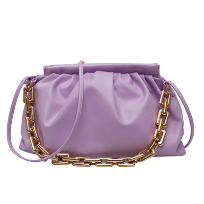 Thick Chain Cloud Portable Shoulder Underarm Bag