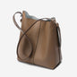 Genuine Leather Large-capacity Bucket Shoulder Messenger Bag
