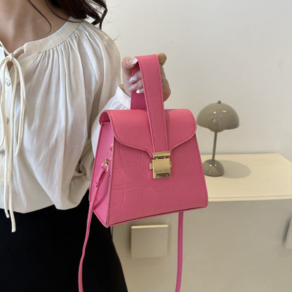 New All-match Shoulder Elegant Girls Crossbody Twist Lock Bag