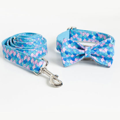 Custom Lettering Dog Collar Print Personality Suit