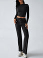 Sports Yoga Style Long-sleeved Straight Pants Casual Suit