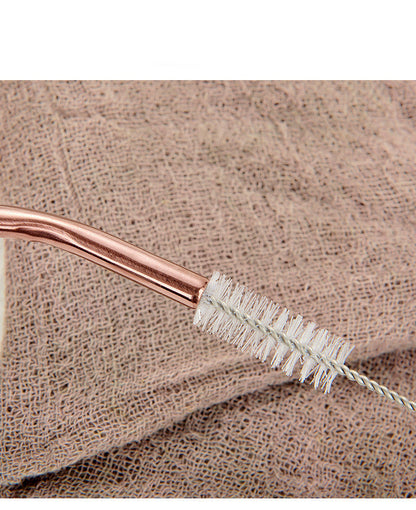 Stirring Spoon With Stainless Steel Filter Straw