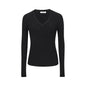Women's Clothing Is Super Stylish With A High-end Simple And Versatile Cable-knit V-neck Sweater