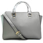 Smiley cross pattern shoulder bag