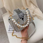 Clothes pearl handbag