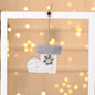 Christmas Tree Wooden Plush Decoration Pendant