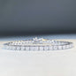 Sterling Silver Tennis Chain Moissanite Necklace Moissanite Braceletunisex Design
