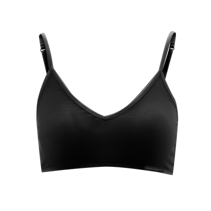 Organic Cotton Spaghetti Strap Bralette