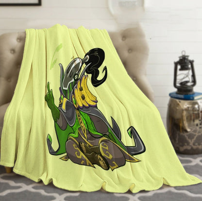 Custom Desig Flannel Blanket Knee Warm Blanket