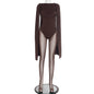 Solid Color Casual Slim-fitting Patchwork Long Sleeve Open Arm Mesh Long Conjoined Trousers