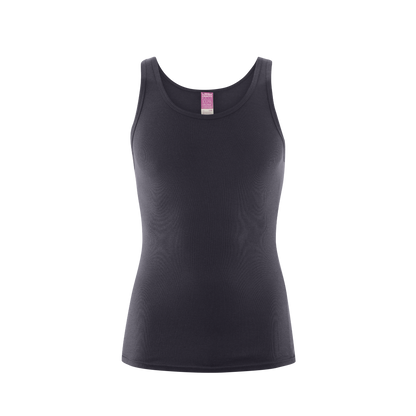 Organic Cotton Ribbed Vest: Mens