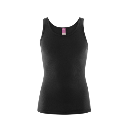 Organic Cotton Ribbed Vest: Mens