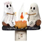 Ghost & Bonfire Night Lamp - Creative Resin Flickering LED Light with 7 Designs