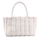 Sweet Small Square Bag Plush Plaid Portable Women