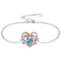 Ornament Heart-shaped Rose Bracelet Mother's Day Gift