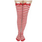 Christmas Striped Socks With Cute Accessories