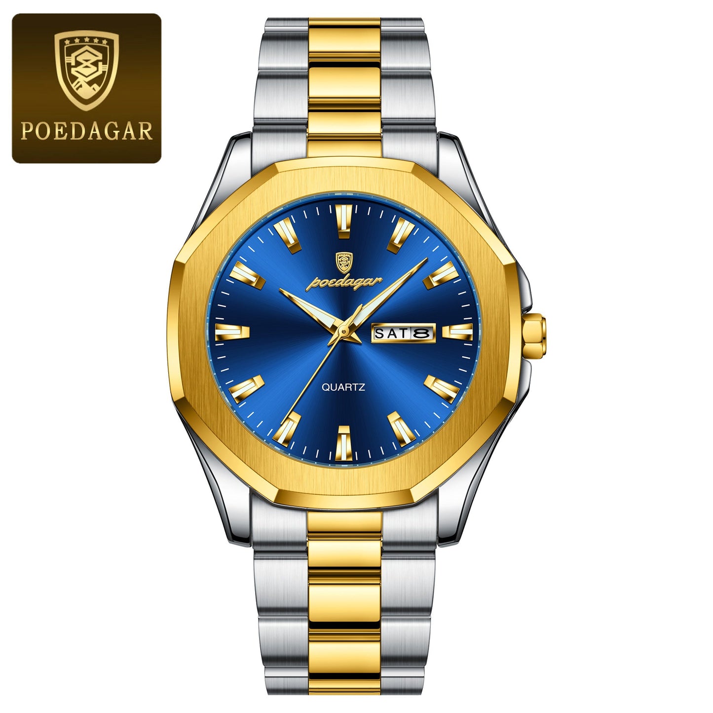 Men's Steel Strap Quartz Watch