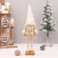 Christmas Decorations White Beard Faceless Doll Retractable