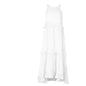 Summer Vacation Style Halter Neck Long Dresses Women Fashion Backless Leace-up Loose Ruffles Beach Dress Elegant Ladies Vestidos