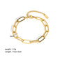 Stainless Steel Ornament Bracelet Female