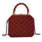 Simple Shoulder Bag Messenger Bag Metal Buckle Female Bag