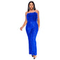 European And American Summer New Women's Sleeveless Backless Jumpsuit