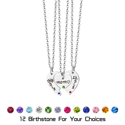 Mother's Day Gift Jewelry Stitched Love Diamond Necklace