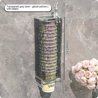 Disposable Cup Cup Puller Wall-mounted Punch-free Household Light Luxury Good-looking
