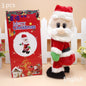 Creative Christmas with Music Electric Hip-shaking Santa Claus Ornaments