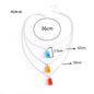 INS Fashion Pendant Personalized Candy-colored Little Bear Necklace