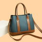 Women's Fashion Contrast Color Bag Capacity Shoulder Crossbody Bag