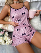 Sexy Casual Camisole Shorts Home Wear Set