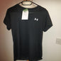 Ladies Under Armour Black T-Shirt (boxy cropped) pre-used