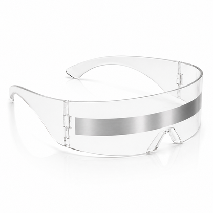 Sunglasses - Futuristic shield, Clear