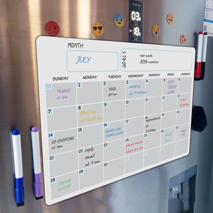 A3 Month Week Planner Magnetic Calendar Refrigerator Magnet