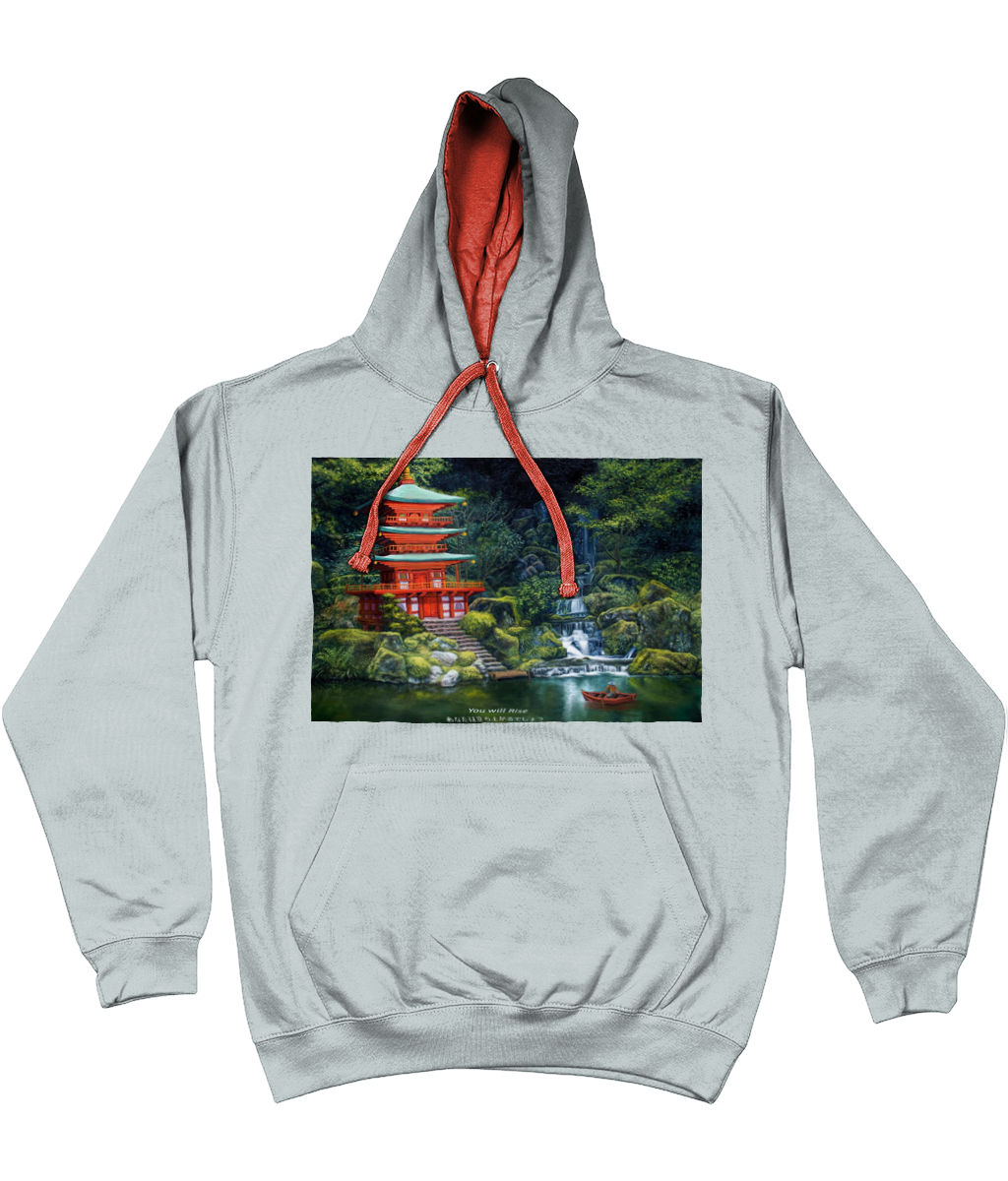 ASLAN Hoodie two tone-Grey Various Colours and Sizes