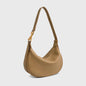 Simple Crescent Crossbody Soft Women's Cow Leather Bag