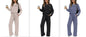 Women's Casual Elastic Waist Trousers Wide-leg Pants
